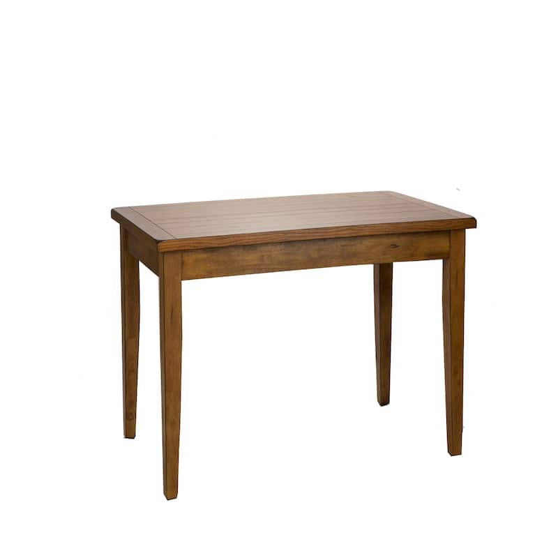 Treasures Rustic Oak 5-piece Sheaf Back Solid Top Dinette Set