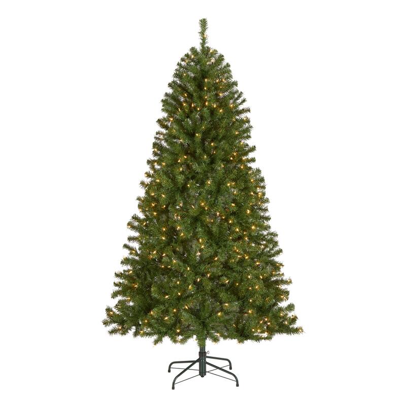 National Tree Company 6.5 ft. Prelit North Valley Christmas Tree - 6.5 Foot