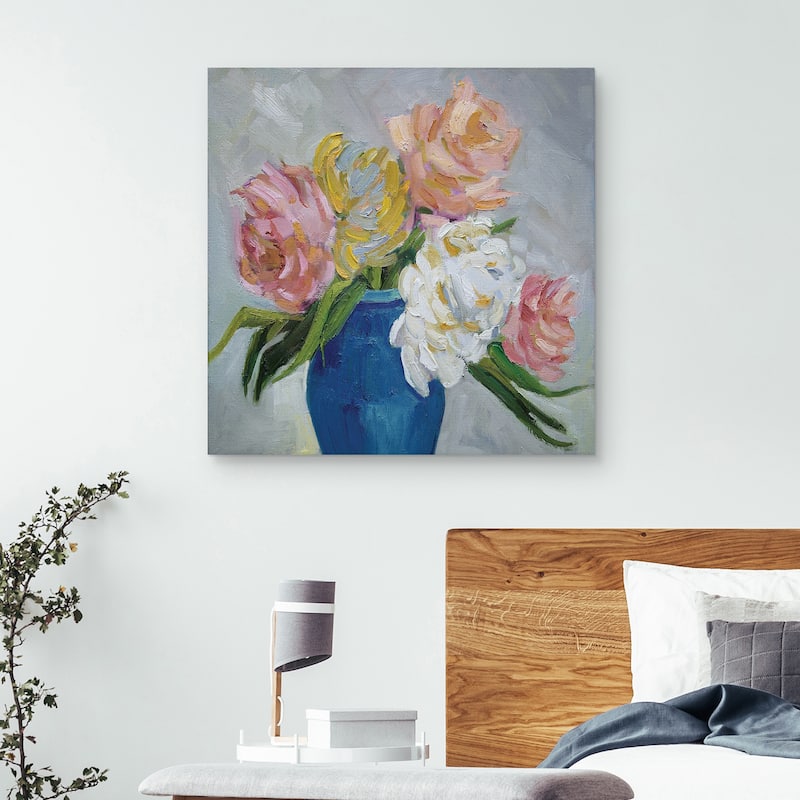 Smell the Rose Crop REV by Alexi Fine Canvas Art Print