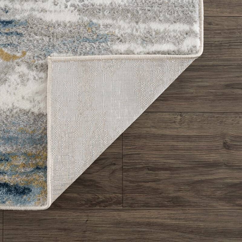 Hauteloom Liverpool Living Room, Bedroom Area Rug - Contemporary - Colorful - 5'3" x 7'