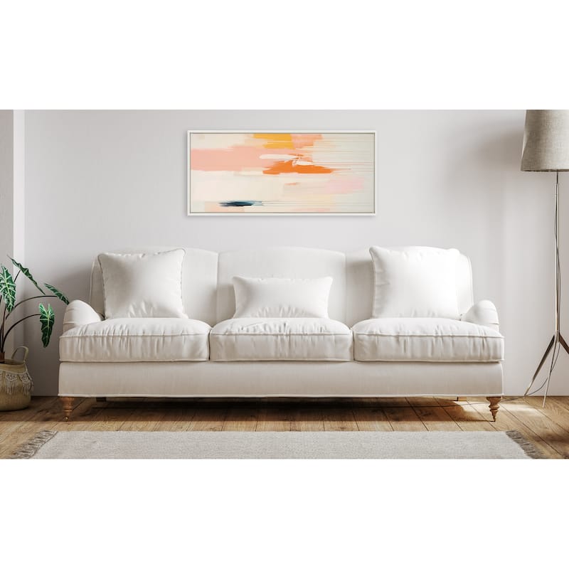 Kate and Laurel Sylvie Fiesta Abstract Framed Canvas by Amy Lighthall