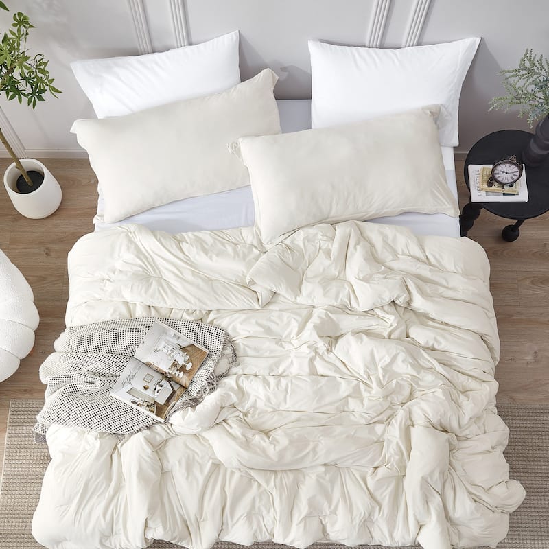 Cool It Bae - Coma Inducer® Oversized Comforter Set - Frosty Taupe
