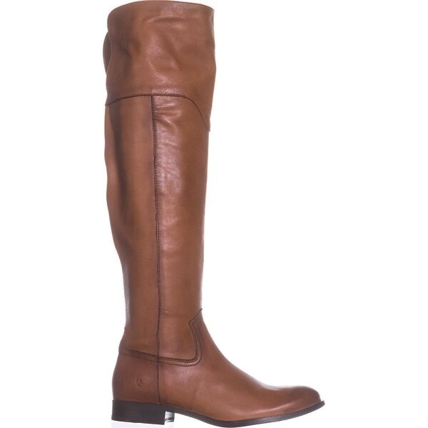 over the knee boots cognac