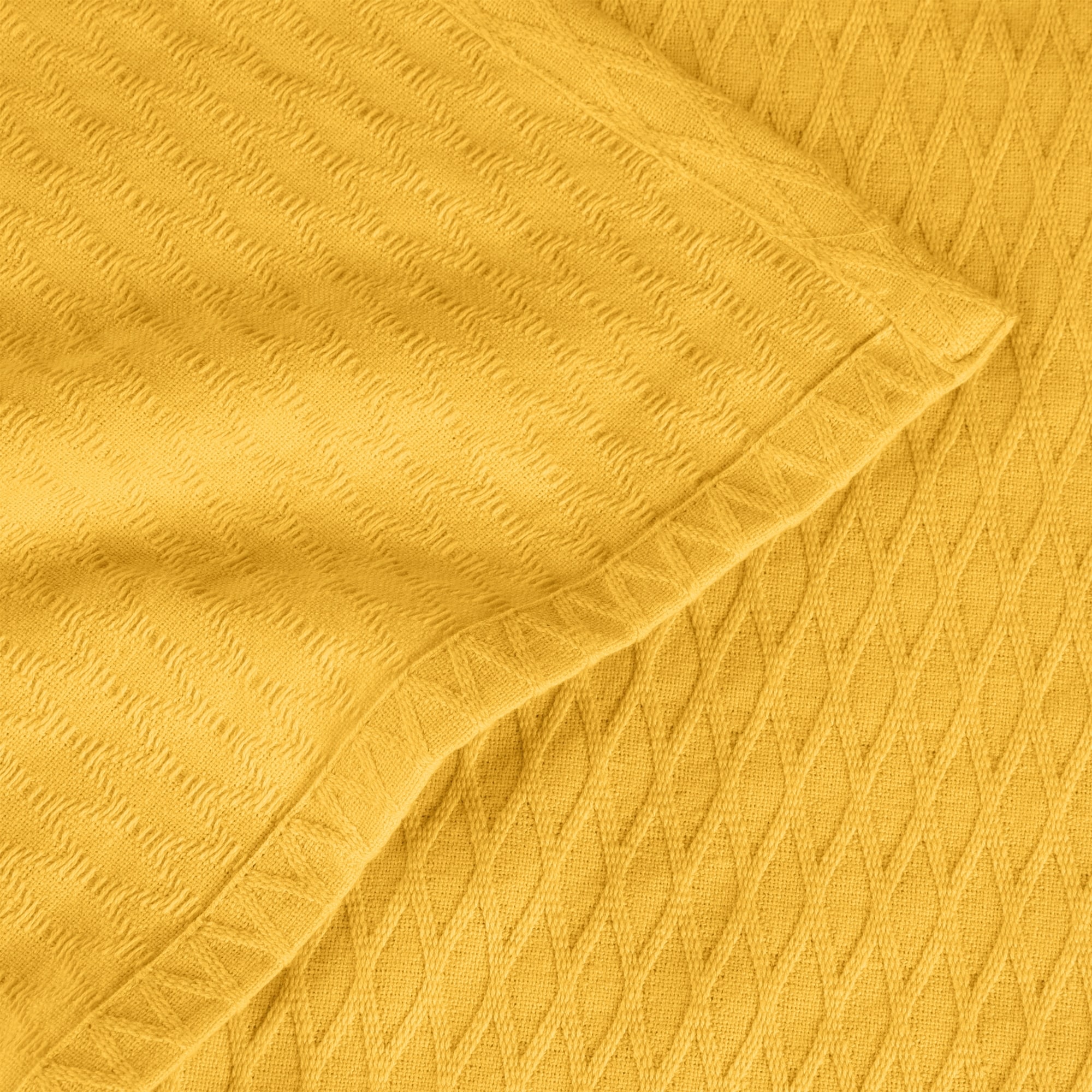 Superior Diamond Weave All-Season Bedding Cotton Blanket - Picture 64 of 66