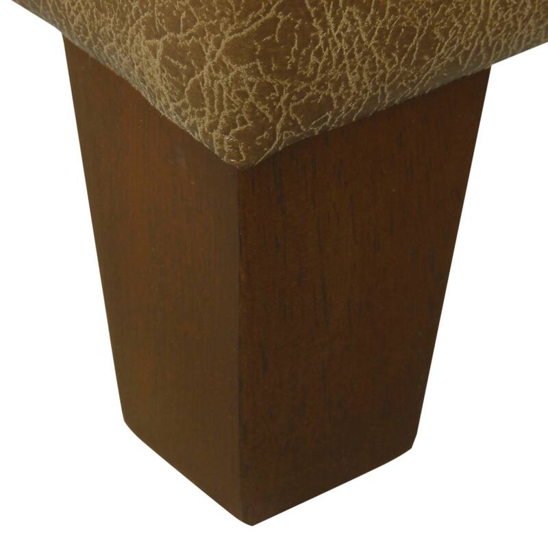 Copper Grove Luxury Large Faux Leather Storage Ottoman