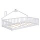 preview thumbnail 29 of 41, Simple wooden floor bed with guard rails
