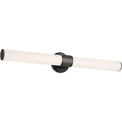 Kichler 55193LED Sashi 32" Wide LED Bath Bar with White Glass Shade