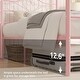 preview thumbnail 15 of 22, VECELO Twin Bed Set of 2 Canopy Bed Frame with Headboard and Footboard, Metal Four Posters Design
