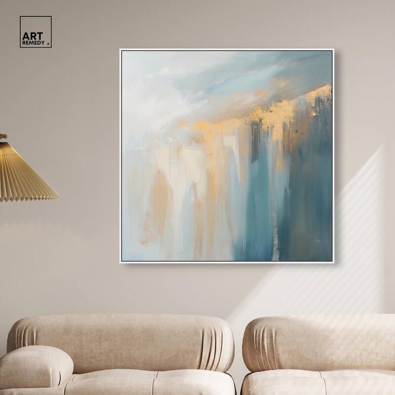 Golden Tears I Canvas by Art Remedy