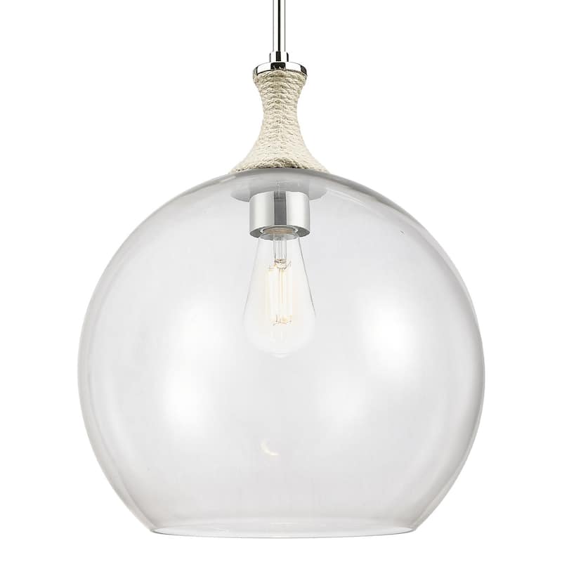 Innovations Lighting 415-1SR-G122-14 Astor 14" Wide Rope Detailed - Polished Nickel