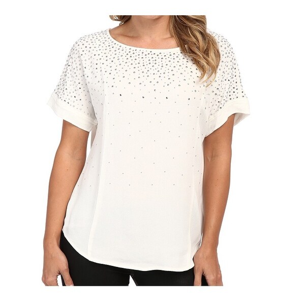 michael kors t shirt womens silver