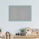preview thumbnail 2 of 6, Framed Magnetic Board, Sky Blue Rustic