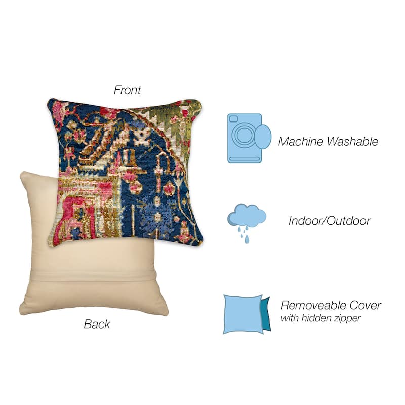 Liora Manne Marina Heriz Indoor/Outdoor Pillow