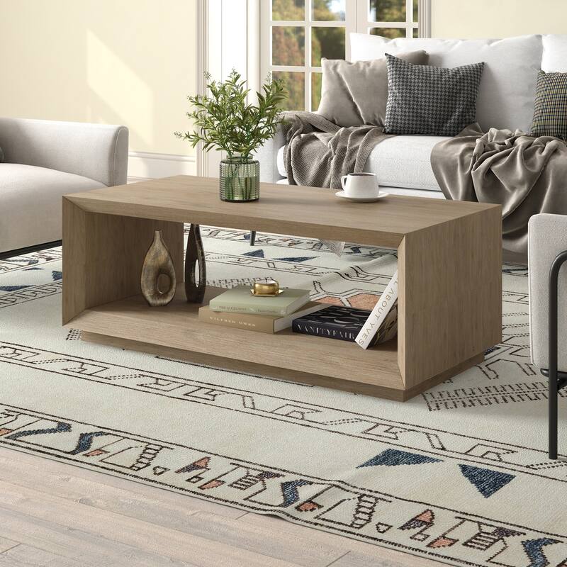 Tannen 48" Wide Rectangular Coffee Table