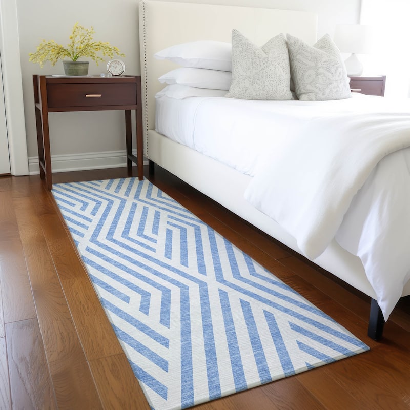 Cane Abstract Shapes Weather Resistant Versatile Elegance Outdoor Rug