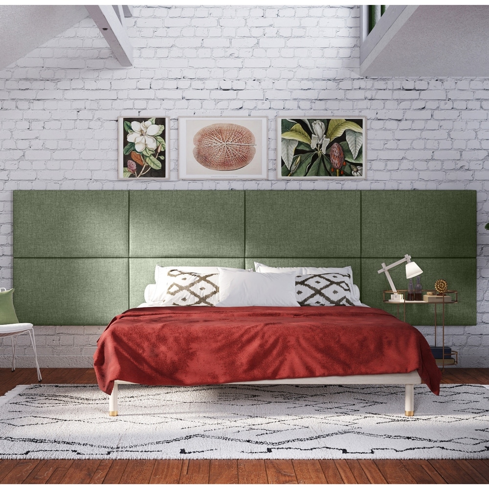 Aazon.co: EFELI Velvet Bed Headboard Slipcover For Queen Full Cal King, Quilted Bed Headboard - View #3