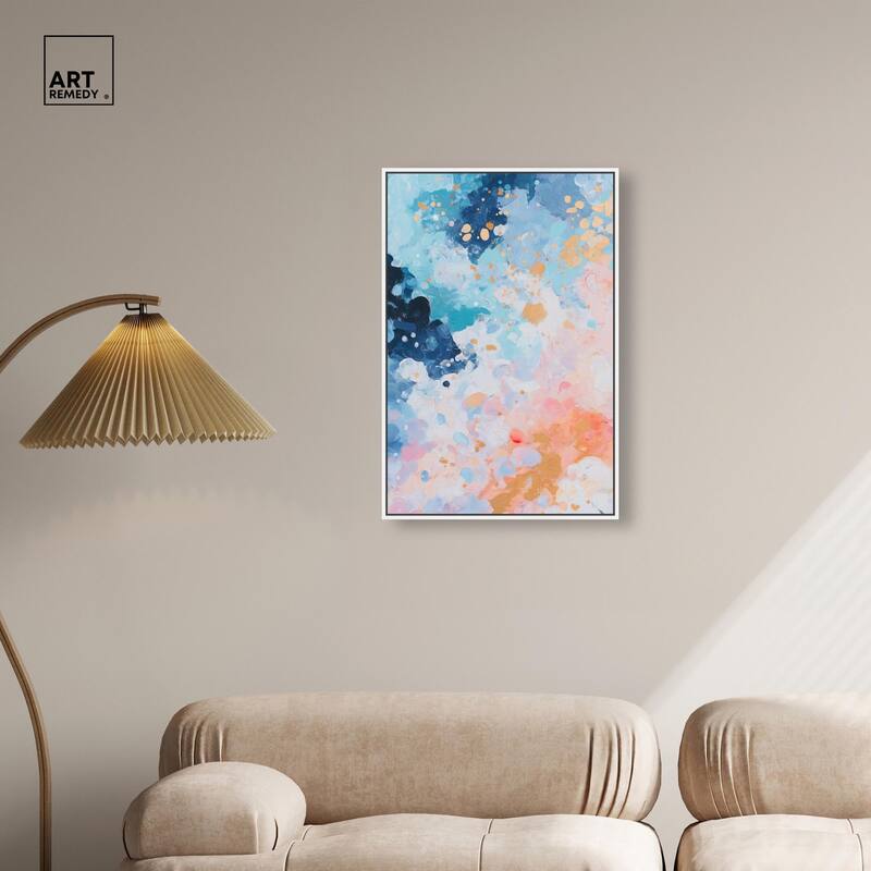 Vibrant Vortex Canvas by Art Remedy