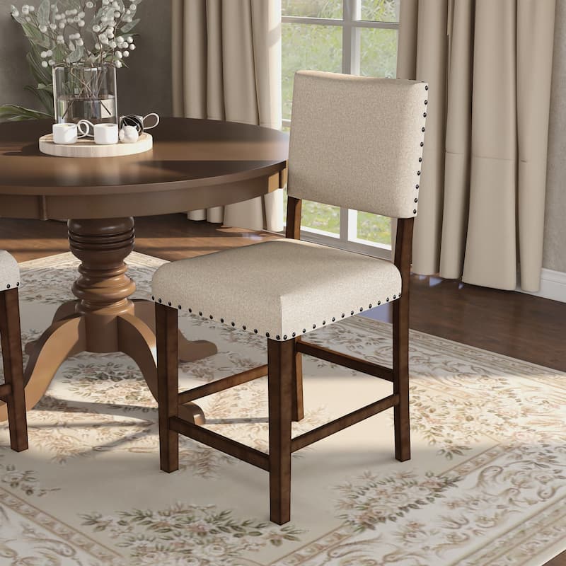 Verdorn Transitional Counter Height Chairs (Set of 2) by Furniture of America