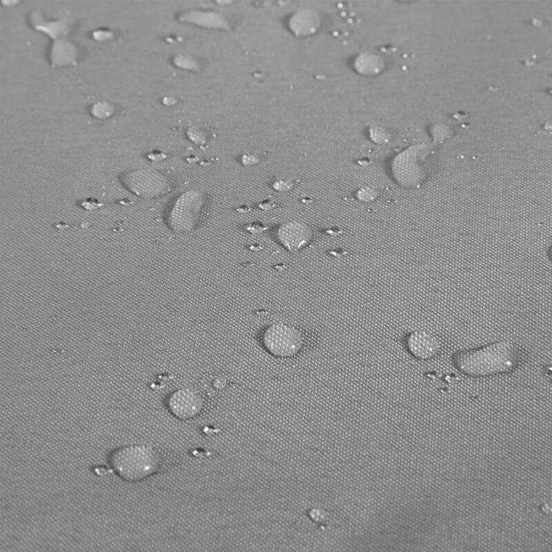 Cotton Blend Honeycomb Waffle Shower Curtain with Snap-in Liner