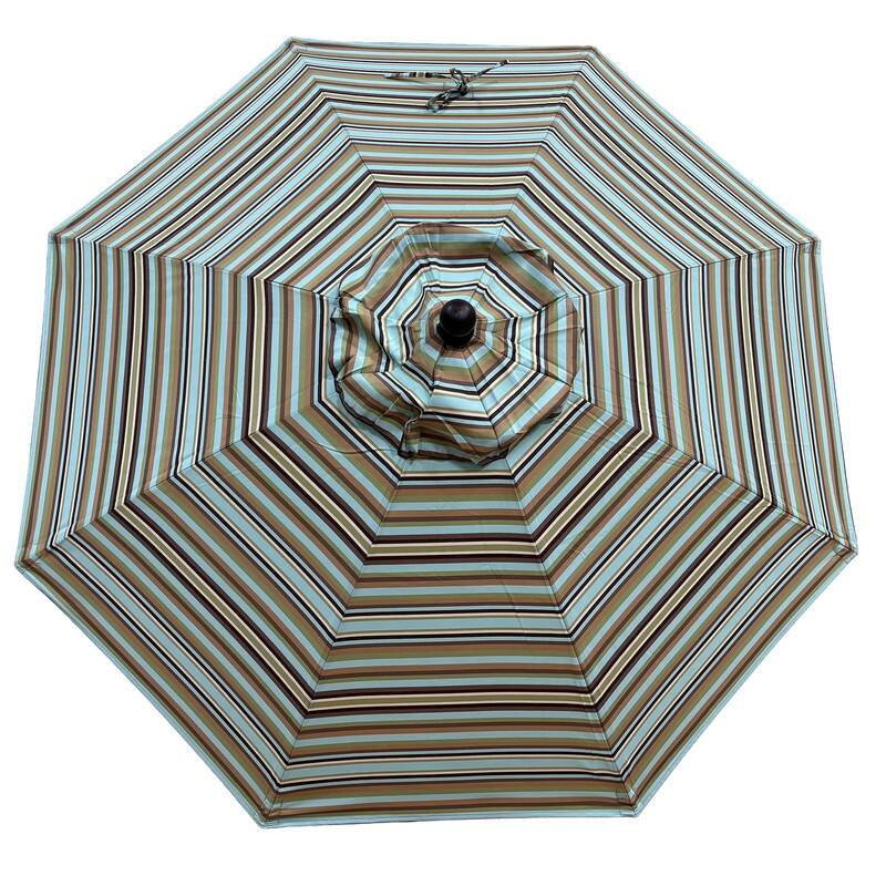 Tropishade 7.5' Market Umbrella with Sunbrella 56039 Scavo Limelite