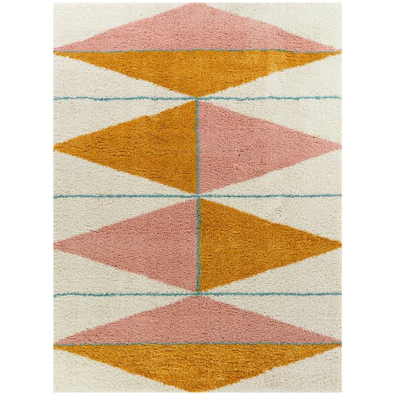 Balta Levine Modern Geometric Shag Area Rug