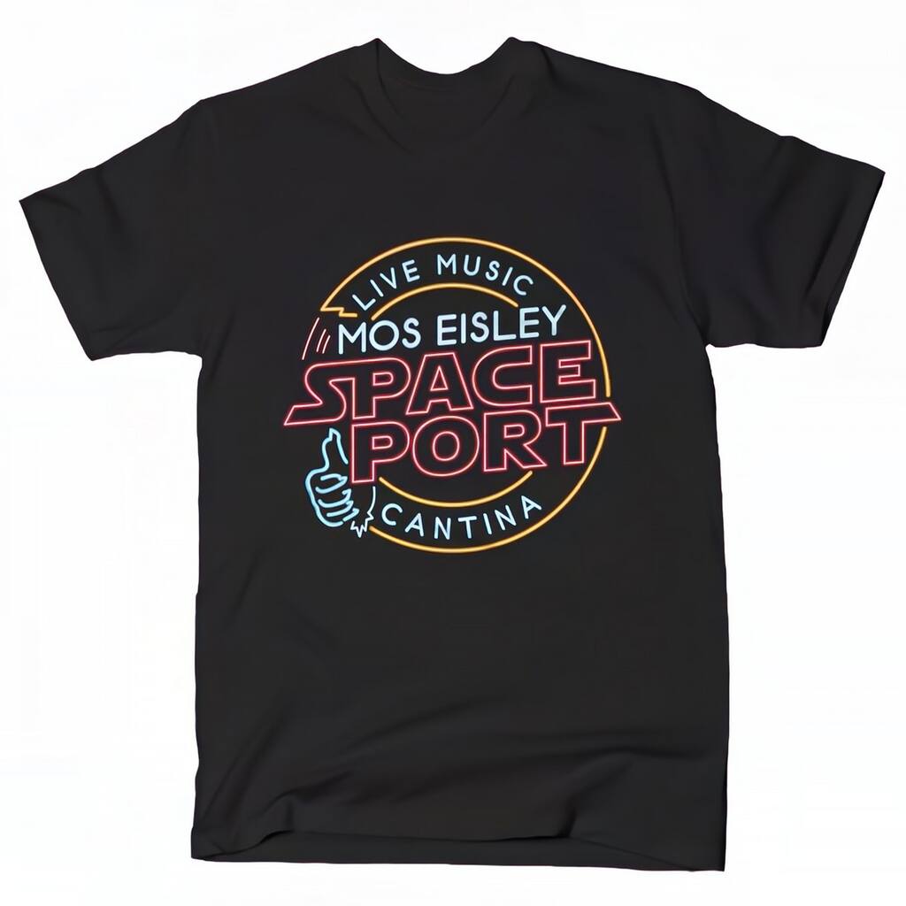 Star Wars Mos Eisley Space Port Cantina Neon Sign TShirt