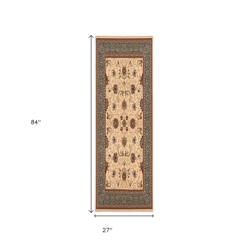 HomeRoots Oriental Traditional Square Area Rug