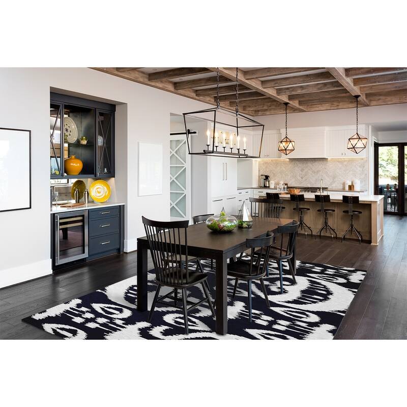 Ikat Soft Chenille Rug