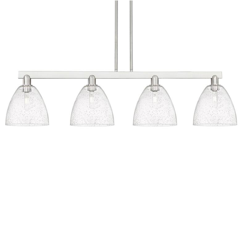 Innovations Lighting 716-4I-13-52 Bristol Linear Bristol 4 Light 52" - Brushed Satin Nickel / Seedy