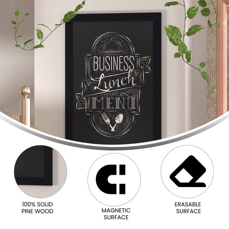 Wall Mounted Magnetic Chalkboard