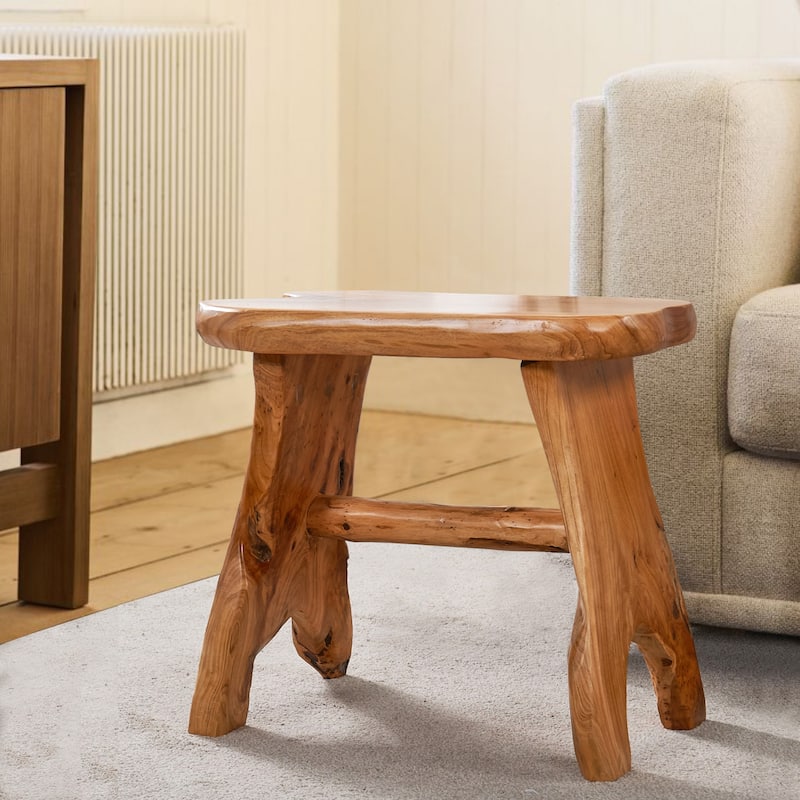 Greenage Cedar Roots Wood Bench