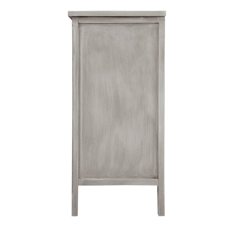 Wood Cabinet with Adjustable Movable Layer and 2 Door