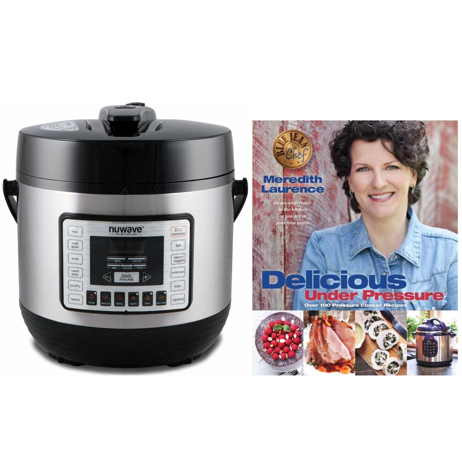 NuWave Nutri Pot Pressure Cooker 6 qt. with Cookbook Bed Bath