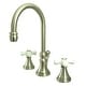 preview thumbnail 14 of 23, Kingston Brass Governor 8 in. Widespread Bathroom Faucet