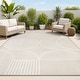 preview thumbnail 5 of 133, JONATHAN Y Dila Geometric Arch Scandi Striped Ivory/Cream Area Rug