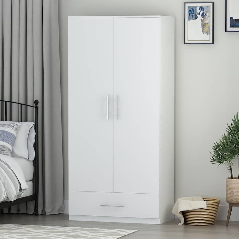 31.5"W x 66.9"H Wardrobe Armoire For Bedroom Saving Saving