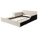 preview thumbnail 56 of 83, Baby Toddler Growing Bed Skin Friendly Upholstered Bed
