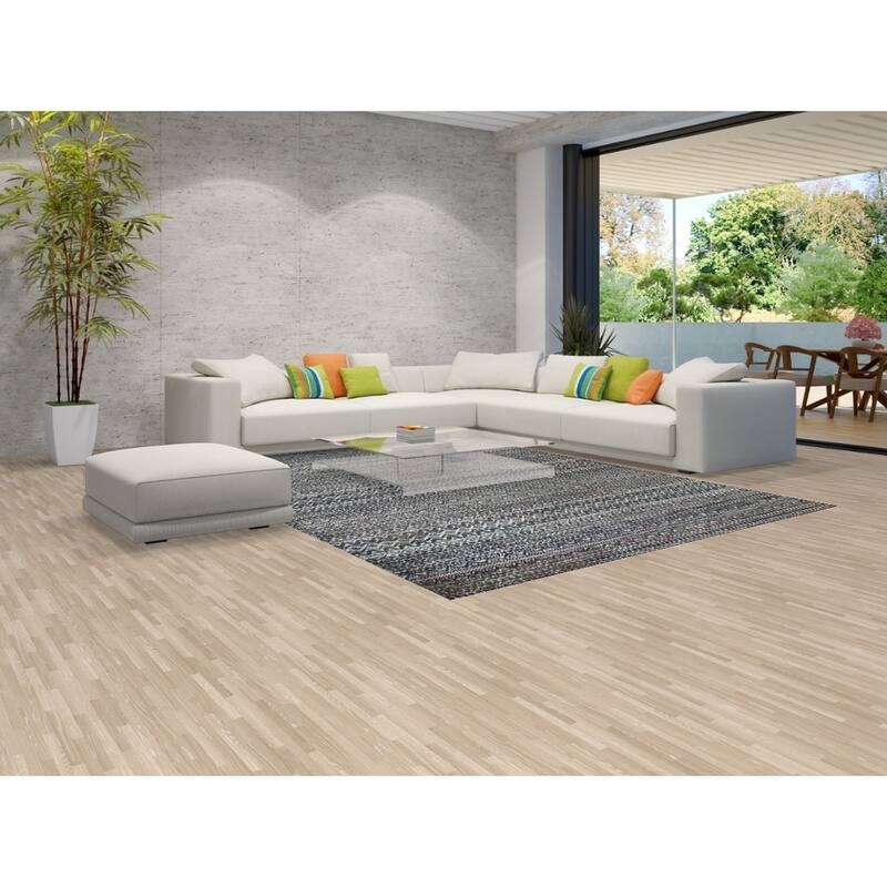 Chevron Abstract Jute/ Wool Oriental Living Room Area Rug Hand-knotted - 8'7" x 11'4"