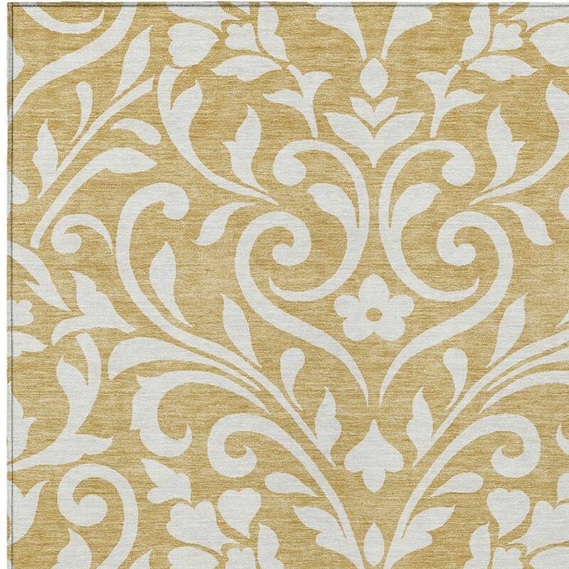 HomeRoots Floral Transitional Rectangle Outdoor Rug