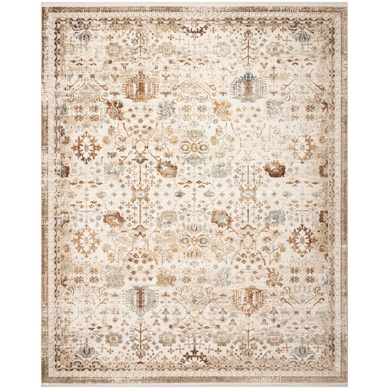 Nourison Pardis Indoor only Cream / Ivory Persian Area Rug