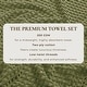 preview thumbnail 43 of 193, Linery & Co. Cotton Diamond Waffle Texture Bath Towels.
