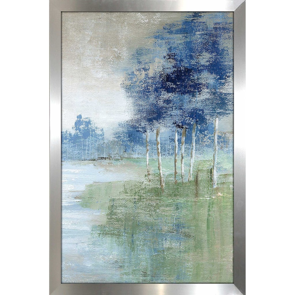 "Birch River I (Vertical)" by Nan Print on Acrylic