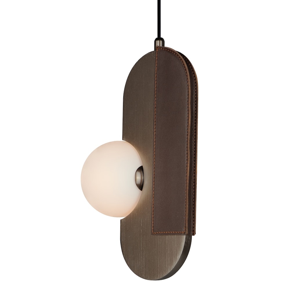 Studio M SM24602 Stitched 9" Wide LED Mini Pendant by Nina Magon