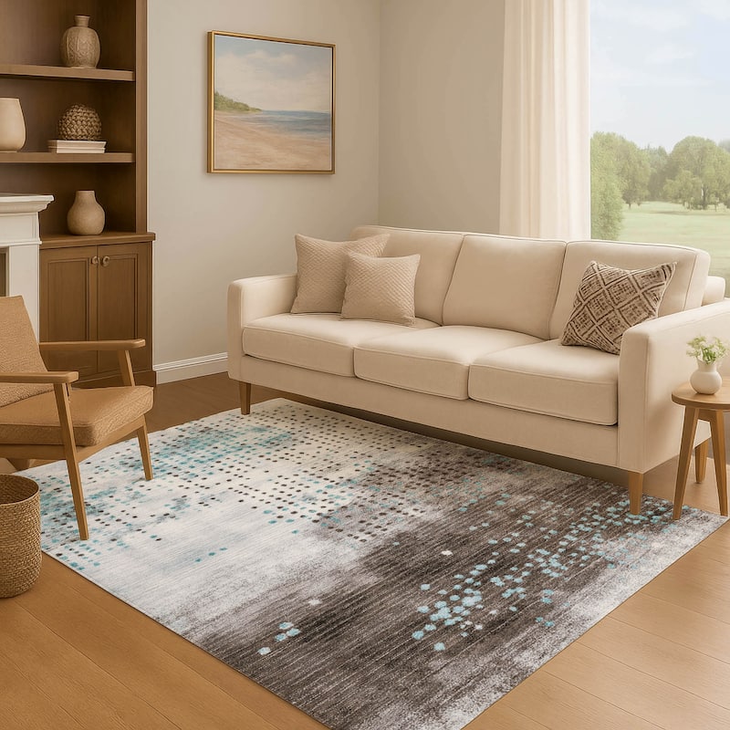 Premium Washable Super Soft Modern Contemporary Mayfield Rug