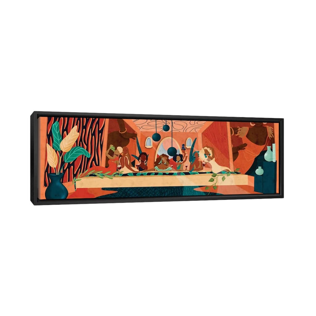 iCanvas "Last Supper" by Reyna Noriega Framed Canvas Print