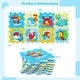 preview thumbnail 3 of 8, Costway 12” x 12” EVA Foam Puzzle Mat, 8-Piece Kids Play Mat with - Colorful - See Details