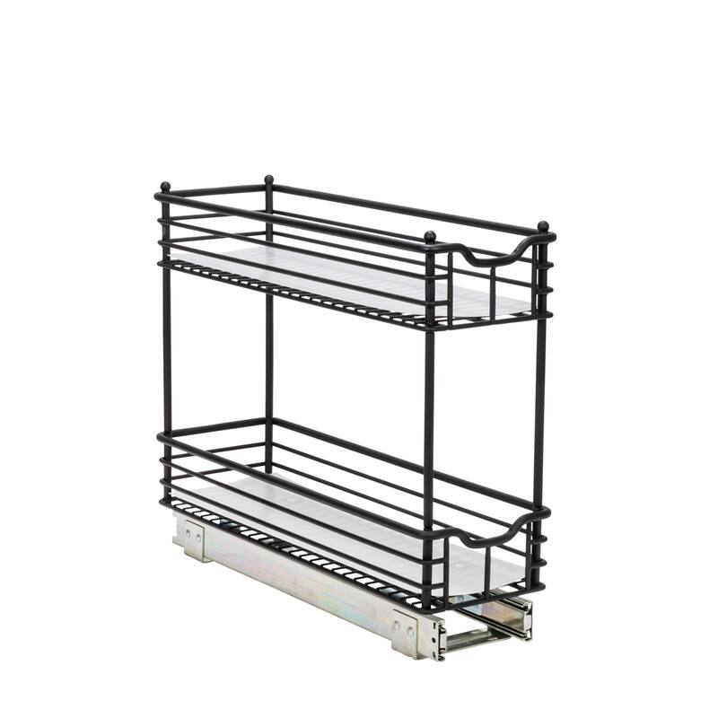 Household Essentials Slide-Out Storage Organizer - 2-Tier Design