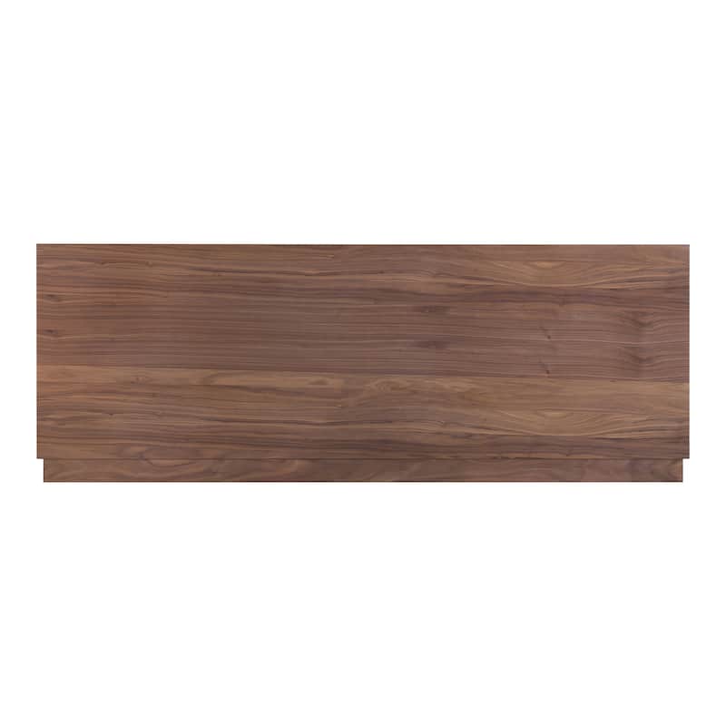 Aurelle Home Rome Modern Rounded Low Profile Bed