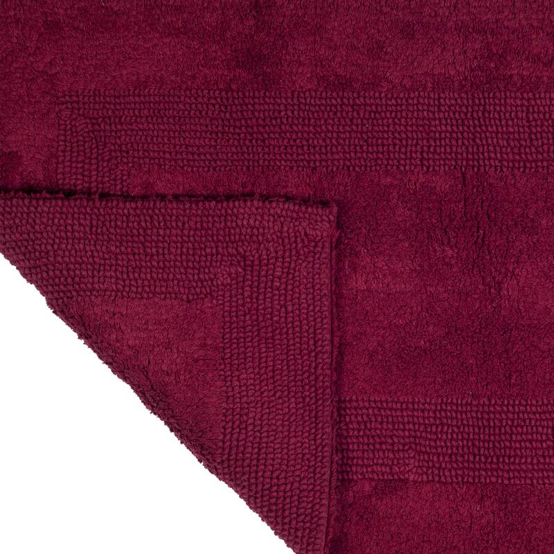Bath Mat - 60x24-Inch Plush Cotton Bathroom Runner by Windsor Home
