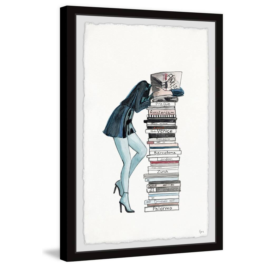 Fashion Addict V Framed Wall Art, Elegant Home Touch - Sophisticated Artwork for Refined Décor